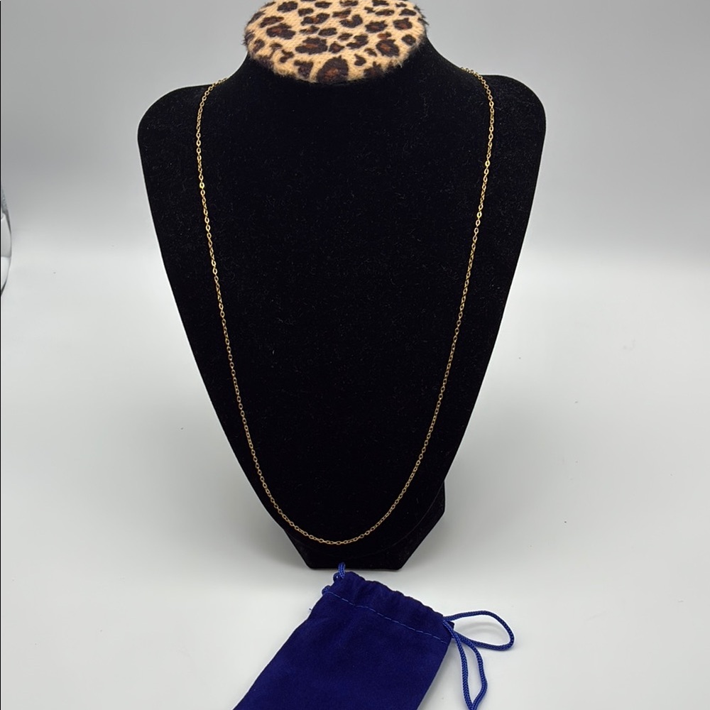 New 18k gold plated stainless steel Elegant Gold Chain Necklace